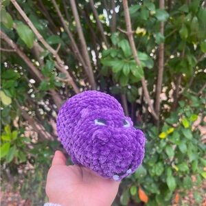 Handmade crochet hippo